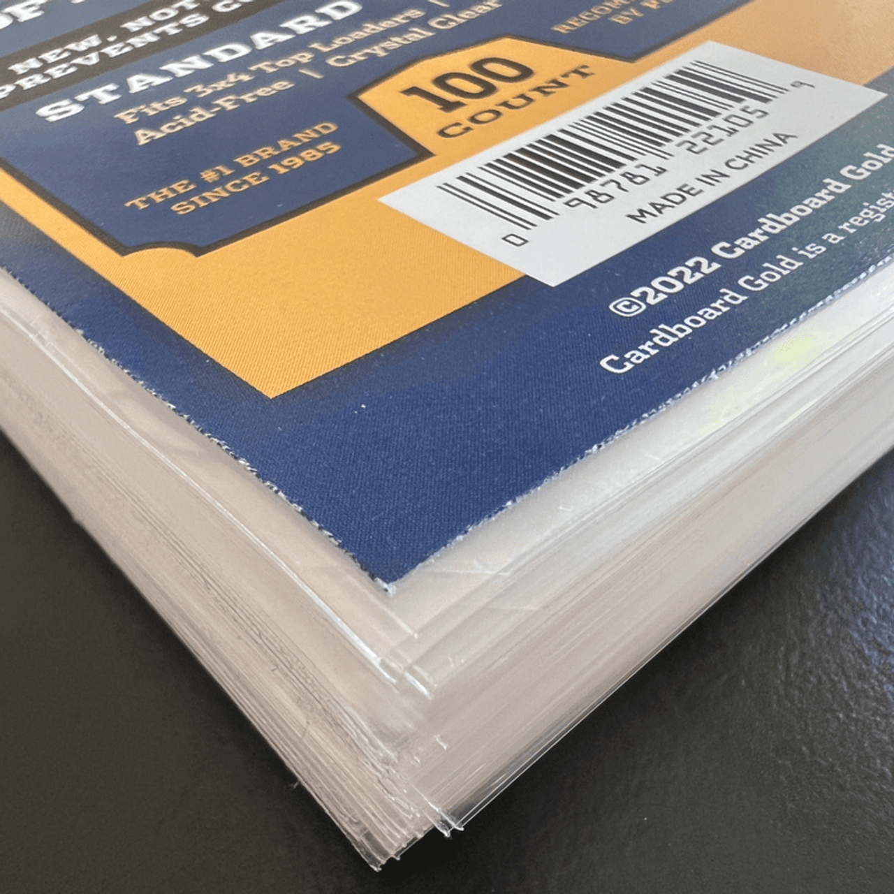 10,000ct Case Notched Soft Card Sleeves for Thick Size Trading Cards - Columbia Hobby - Sports Card Boxes - Toploaders - Card Savers