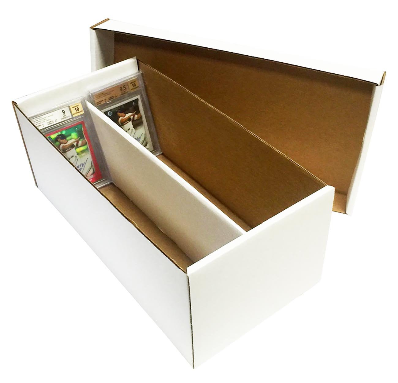 2 - Row Graded Card Storage Shoe Box - 5 Pack - Columbia Hobby - Sports Card Boxes - Toploaders - Card Savers