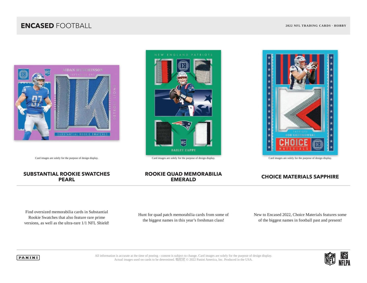 2022 Panini Encased Football Hobby Box - Columbia Hobby - Sports Card Boxes - Toploaders - Card Savers
