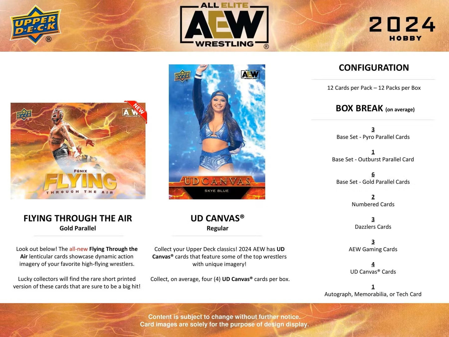 2024 Upper Deck AEW Wrestling Hobby Box - Columbia Hobby - Sports Card Boxes - Toploaders - Card Savers