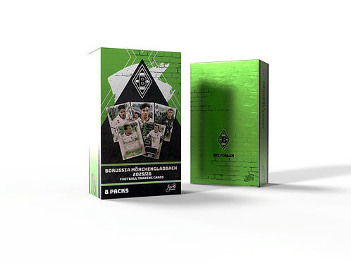 2025 - 26 Futera Borussia Mönchengladbach Fans' Selection Soccer Hobby Box | Columbia Sports Cards - Columbia Hobby - Sports Card Boxes - Toploaders - Card Savers