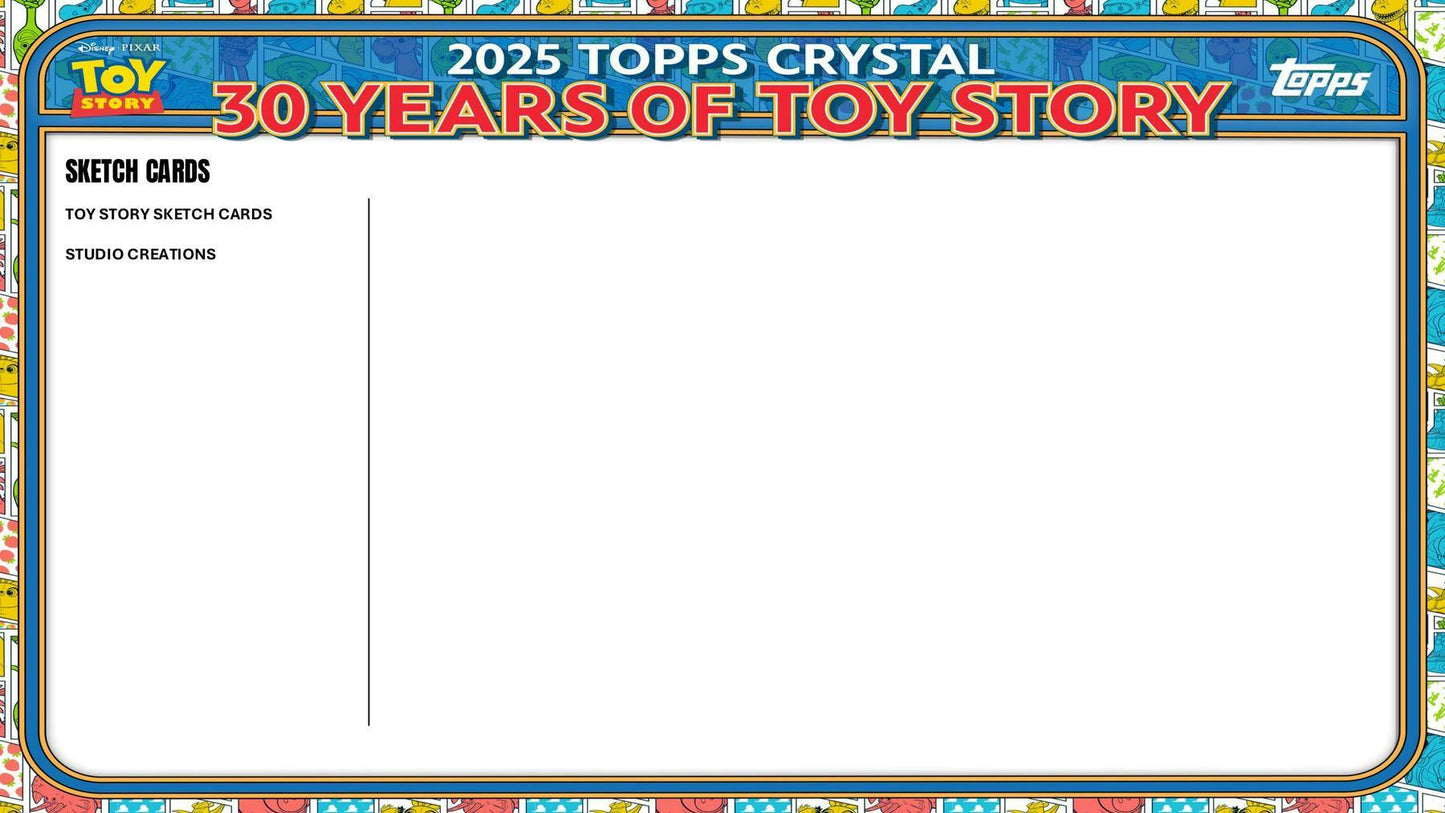 2025 Topps Crystal 30 Years of Toy Story Hobby Box | Columbia Sports Cards - Columbia Hobby - Sports Card Boxes - Toploaders - Card Savers