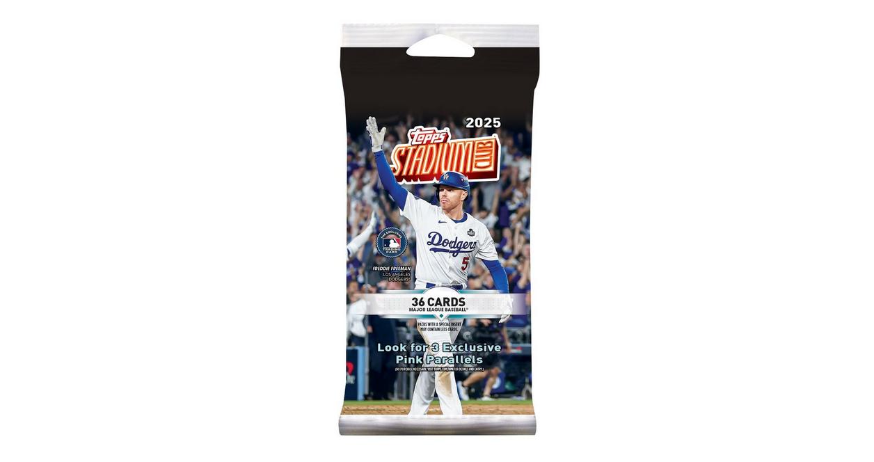 2025 Topps Stadium Club Baseball Fat Pack | Columbia Sports Cards - Columbia Hobby - Sports Card Boxes - Toploaders - Card Savers