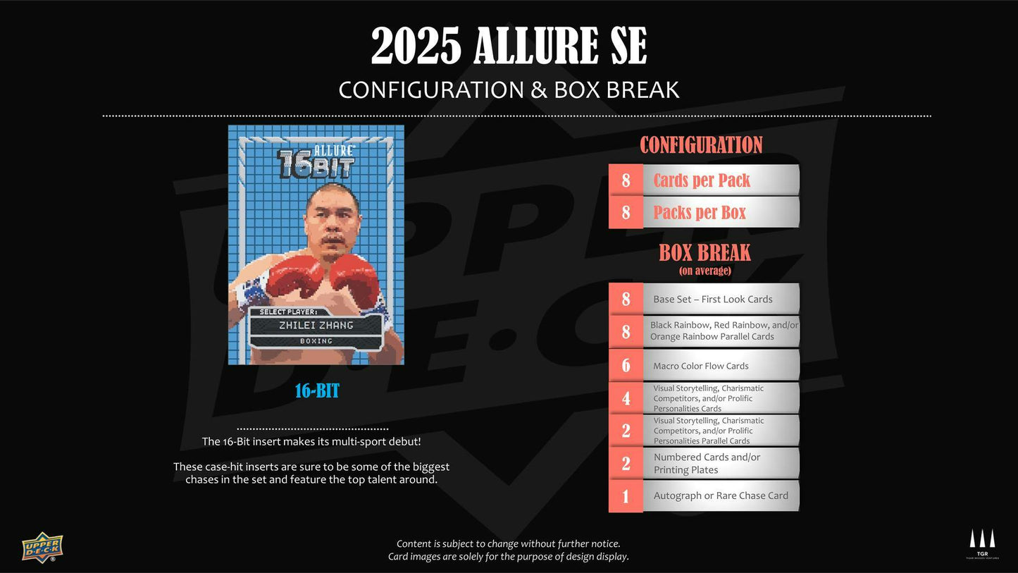 2025 Upper Deck Allure SE Hobby Box - Columbia Hobby - Sports Card Boxes - Toploaders - Card Savers