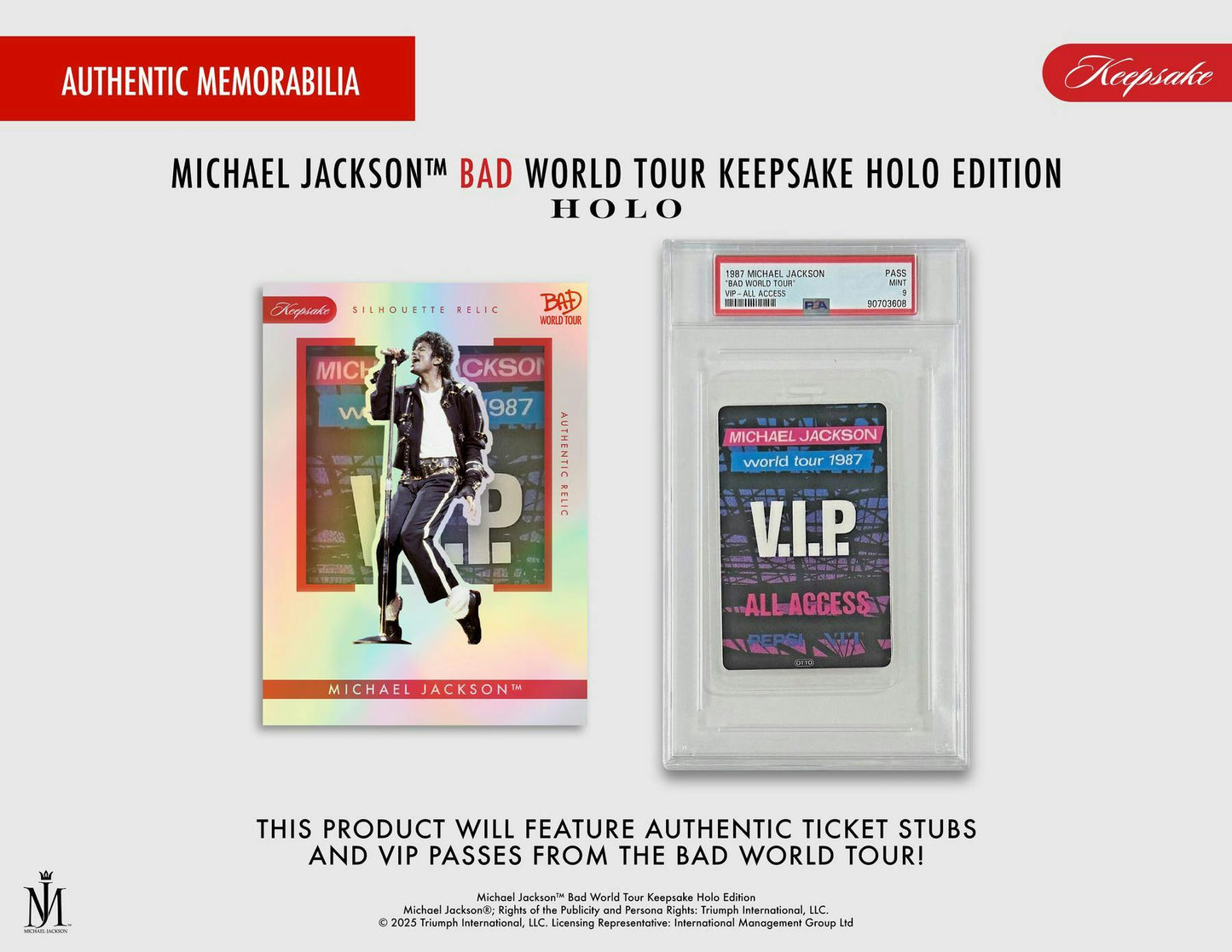 2026 Keepsake Michael Jackson Bad World Tour Holo Breakers Edition Box | Columbia Sports Cards | Columbia Hobby - Sports Card Boxes - Toploaders - Card Savers.