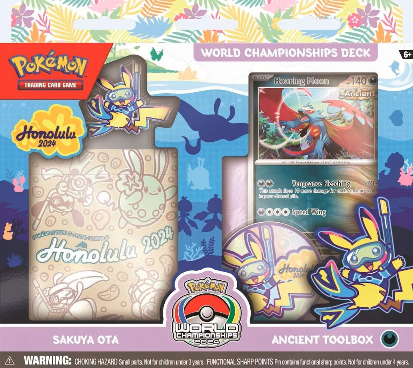 Pokemon 2024 World Championships Deck - Columbia Hobby - Sports Card Boxes - Toploaders - Card Savers