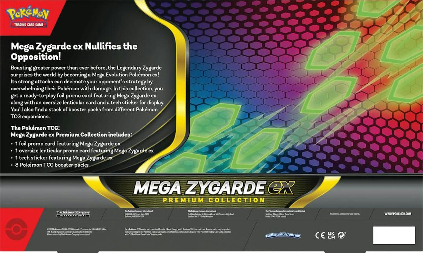 Pokemon Mega Zygarde ex Premium Collection Box | Columbia Sports Cards - Columbia Hobby - Sports Card Boxes - Toploaders - Card Savers
