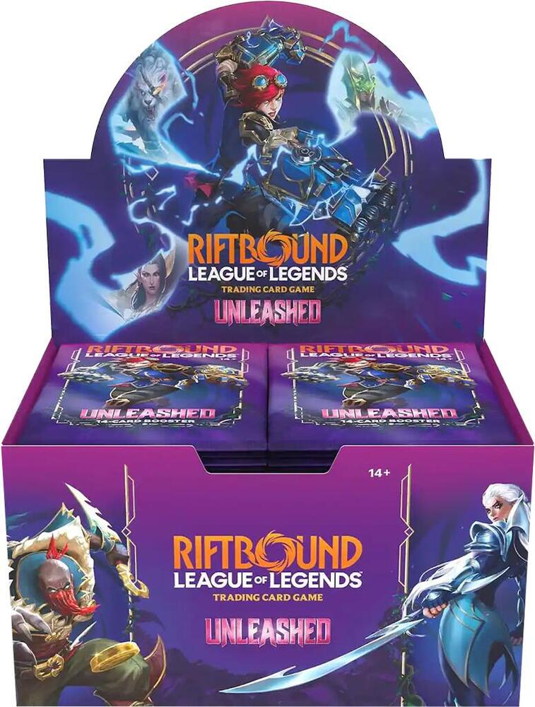Riftbound TCG League of Legends Unleashed Booster Box | Columbia Sports Cards - Columbia Hobby - Sports Card Boxes - Toploaders - Card Savers