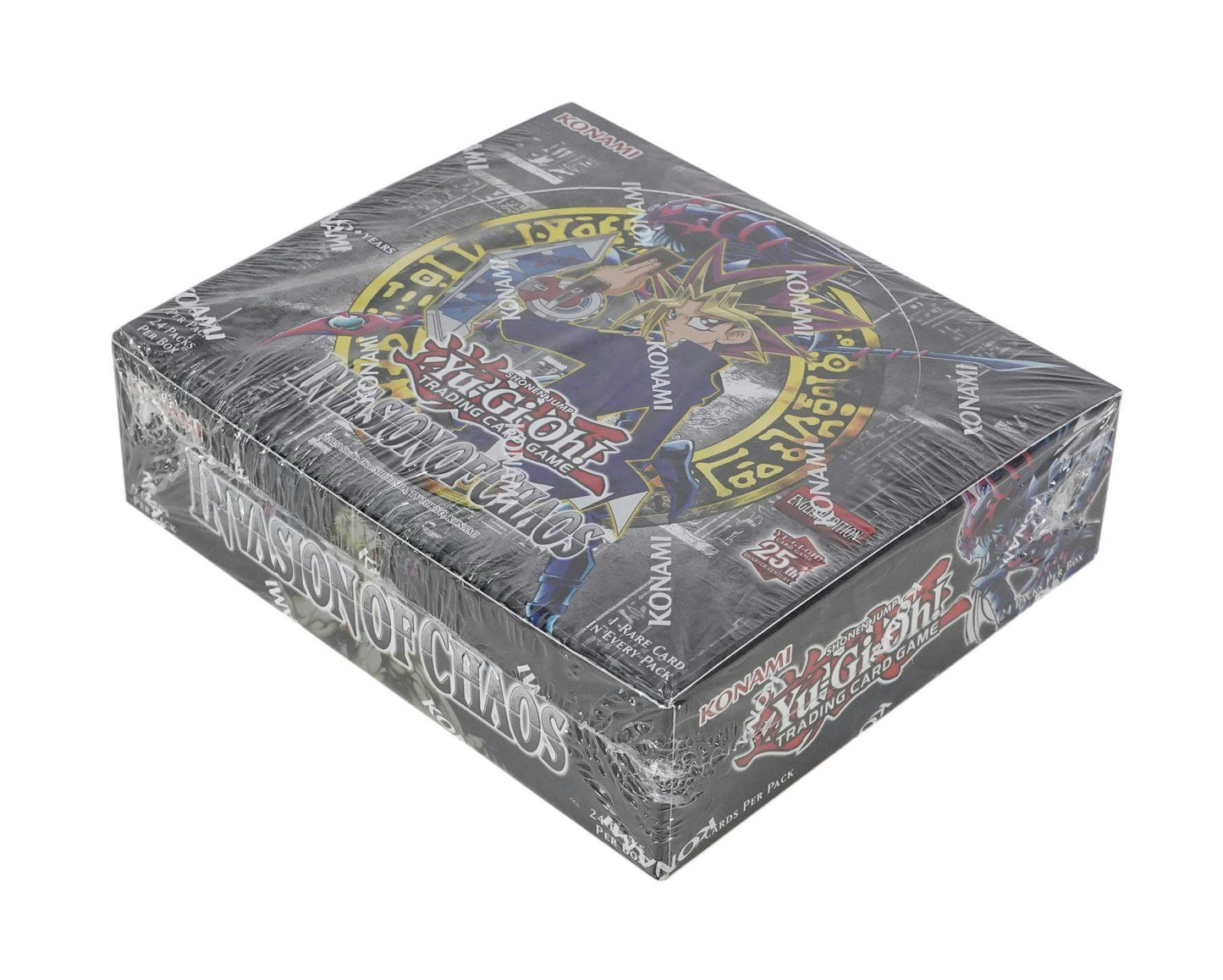 Yu - Gi - Oh 25th Anniversary: Invasion of Chaos Booster Box - Columbia Hobby - Sports Card Boxes - Toploaders - Card Savers