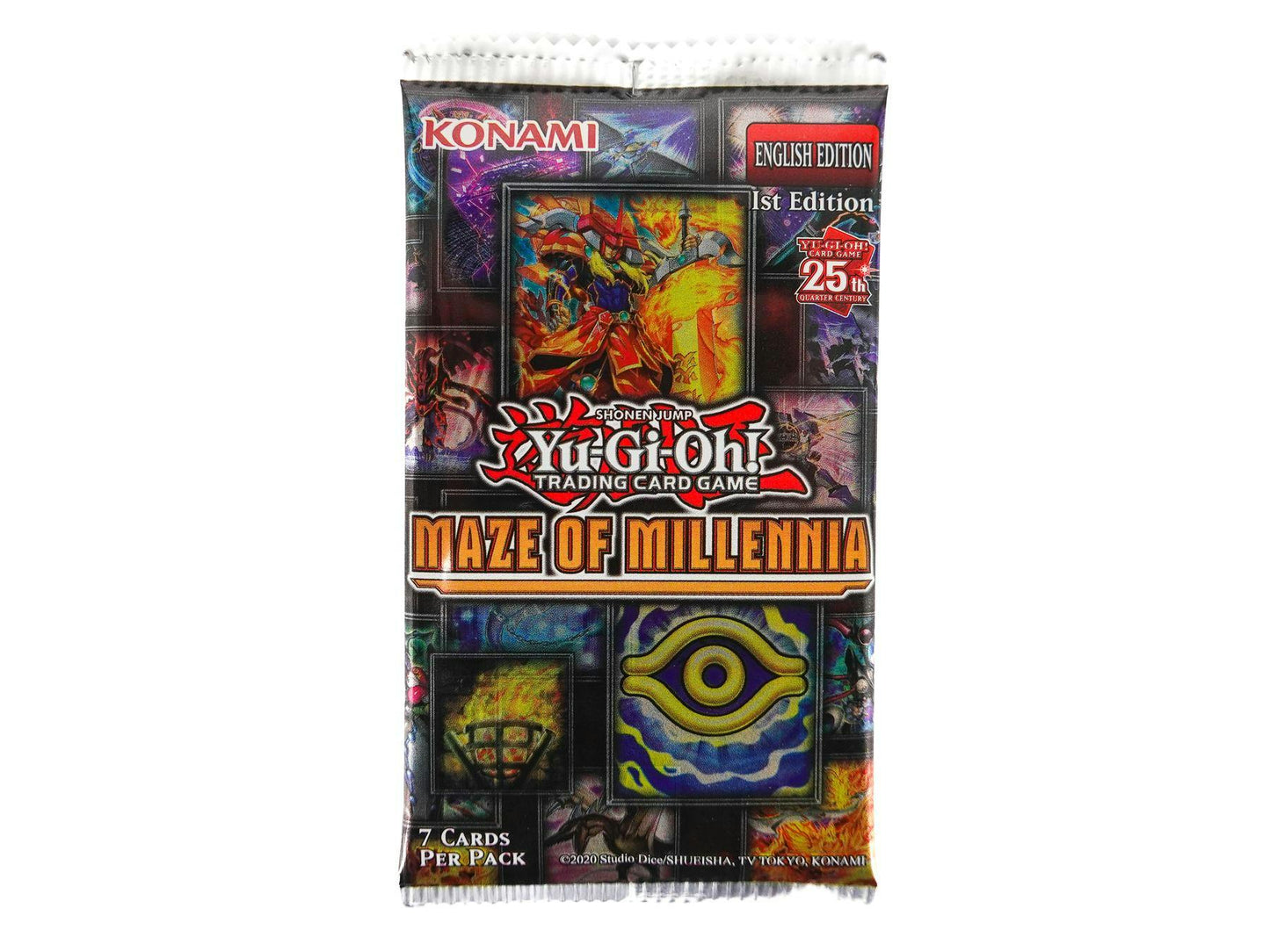 Yu - GI - Oh Maze Of Millenia Booster Box - Columbia Hobby - Sports Card Boxes - Toploaders - Card Savers