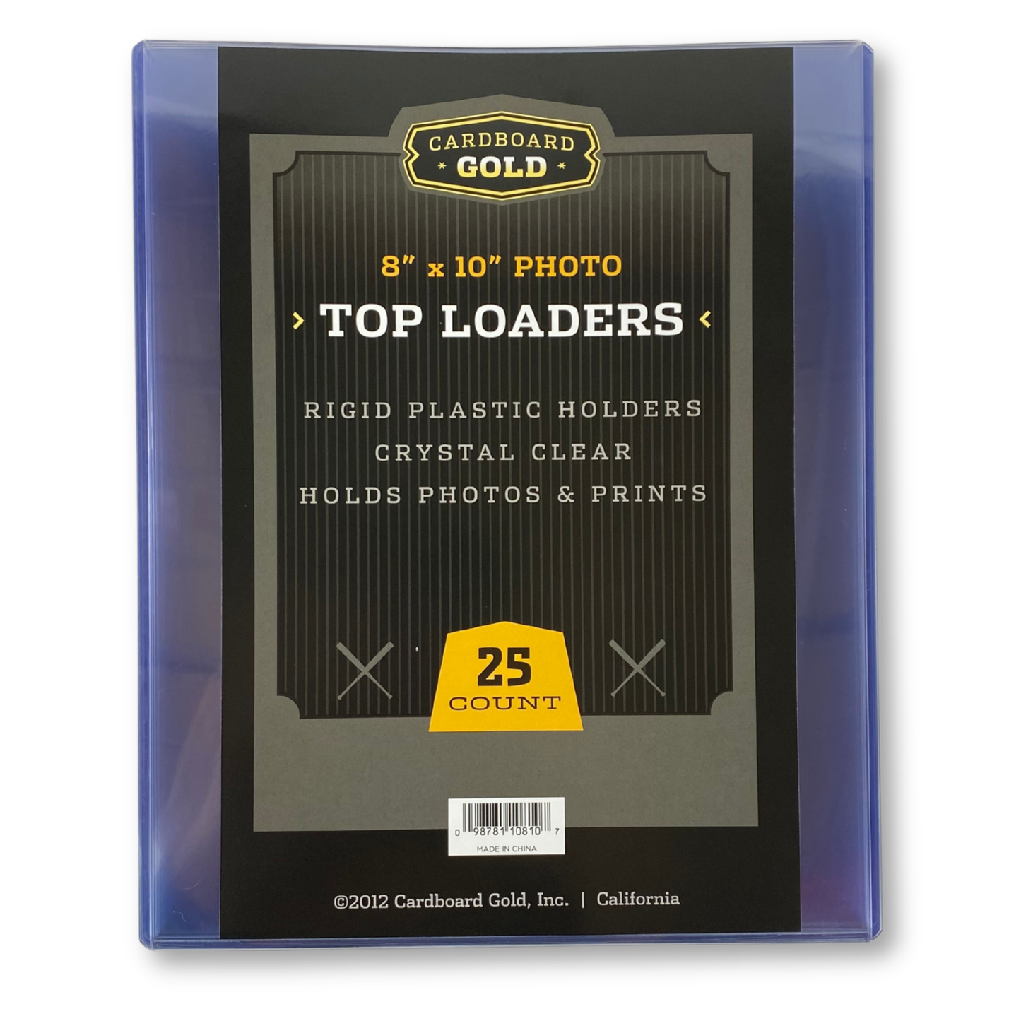 8x10 Photo Size Topload Toploader Holder - Case of 250