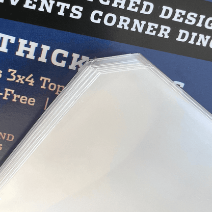10,000ct Case Notched Soft Card Sleeves for Thick Size Trading Cards - Columbia Hobby - Sports Card Boxes - Toploaders - Card Savers