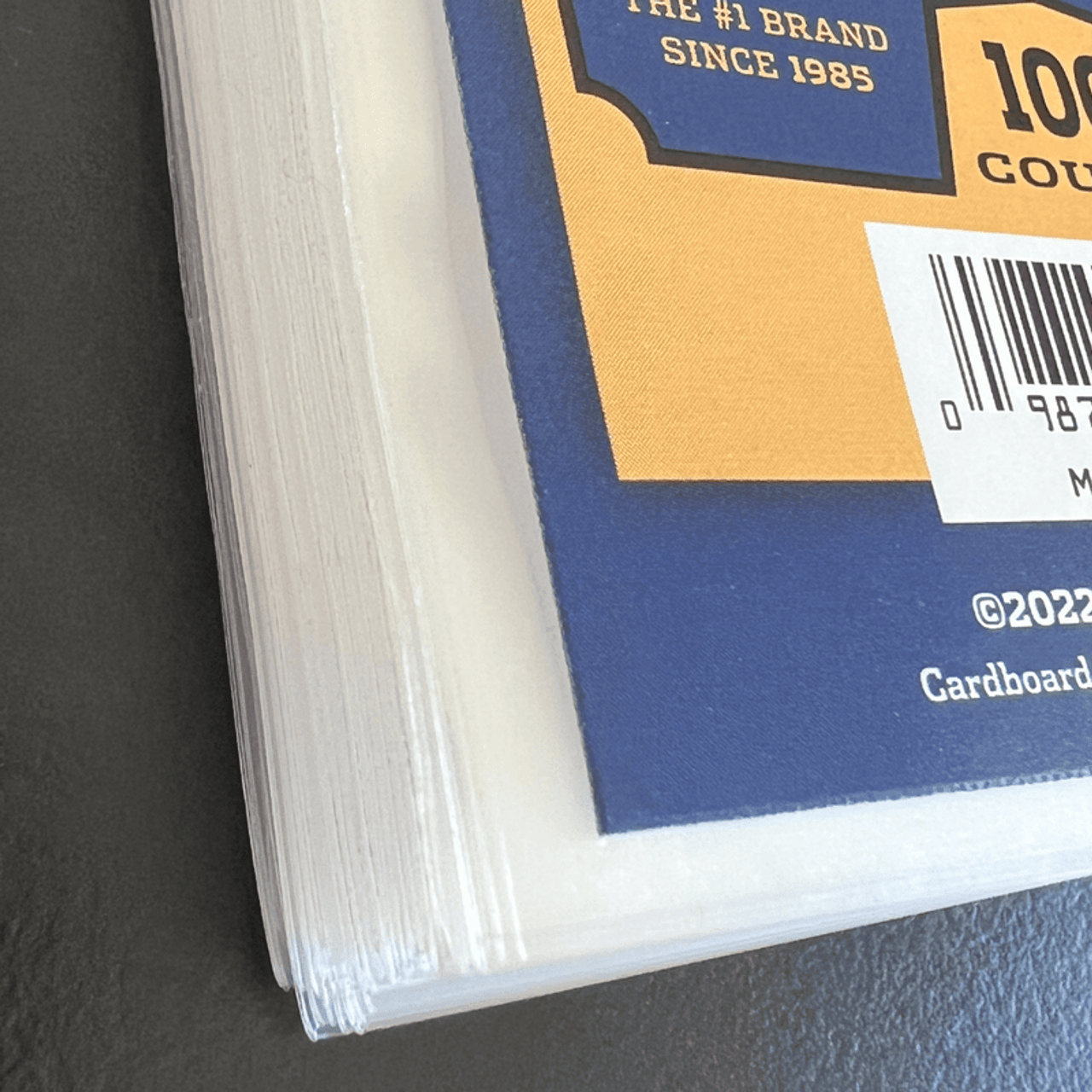 1000ct (10 packs) Notched Soft Card Sleeves for Standard Size Trading Cards - Columbia Hobby - Sports Card Boxes - Toploaders - Card Savers