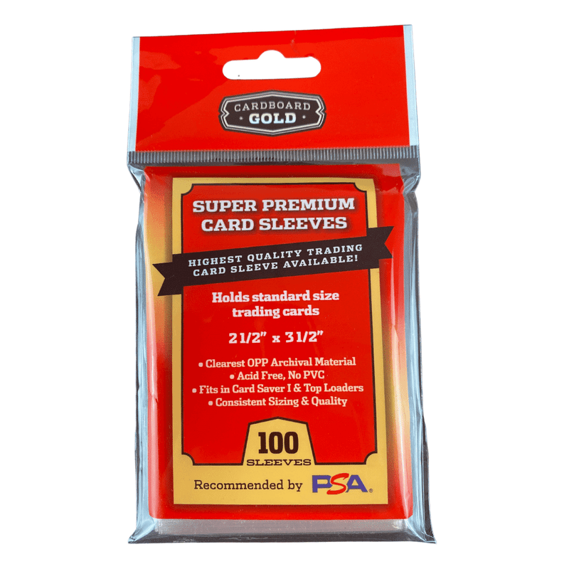 1000ct (10 packs) Super Premium Soft Card Sleeves for Thick Size Trading Cards - Columbia Hobby - Sports Card Boxes - Toploaders - Card Savers
