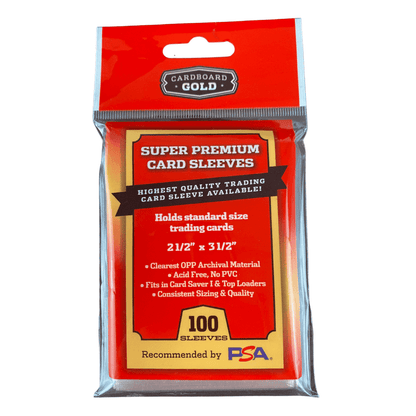 1000ct (10 packs) Super Premium Soft Card Sleeves for Thick Size Trading Cards - Columbia Hobby - Sports Card Boxes - Toploaders - Card Savers