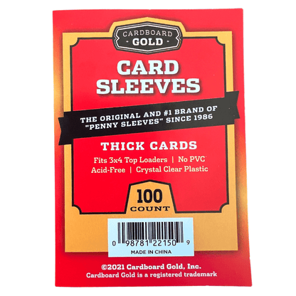 1000ct (10 packs) Trading Card Sleeves - Thick Card Size - Columbia Hobby - Sports Card Boxes - Toploaders - Card Savers
