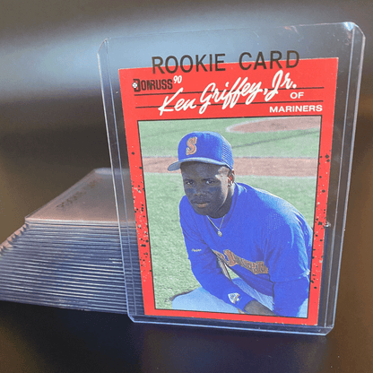 100ct (4 Packs) 3x4 Card Topload Holder - Rookie Gold Imprint - Columbia Hobby - Sports Card Boxes - Toploaders - Card Savers