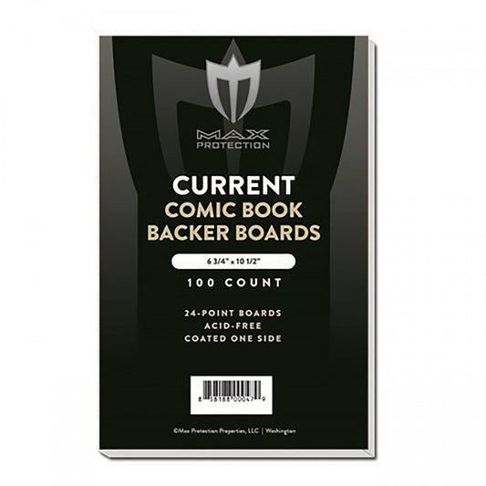 100ct Pack Comic Backing Boards - Current - 6 - 3/4 x 10 - 1/2 - Columbia Hobby - Sports Card Boxes - Toploaders - Card Savers