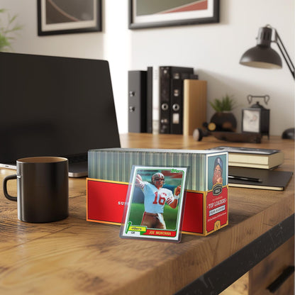 100ct Pack Regular Card Toploaders / Soft Sleeves Combo - 35pt - Columbia Hobby - Sports Card Boxes - Toploaders - Card Savers