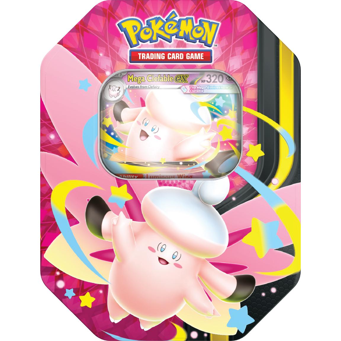 Pokemon Mega Moonlit Tin | Columbia Sports Cards | Columbia Hobby - Sports Card Boxes - Toploaders - Card Savers.