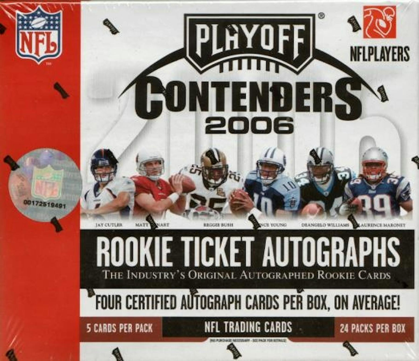 2006 Playoff Contenders Football Hobby Box - Columbia Hobby - Sports Card Boxes - Toploaders - Card Savers