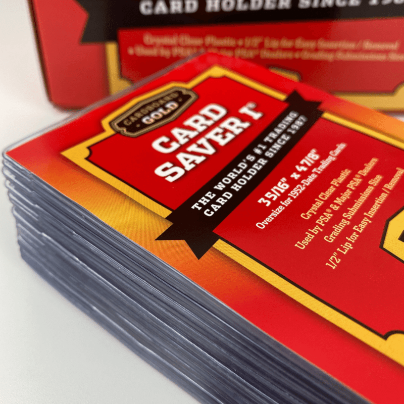 200ct Card Saver 1 - Red Box - PSA Grading Card Submissions Semi Rigid Holders - Columbia Hobby - Sports Card Boxes - Toploaders - Card Savers