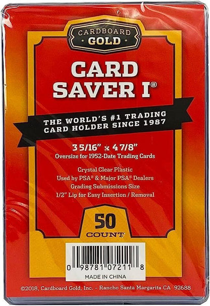 200ct Card Saver 1 - Red Box - PSA Grading Card Submissions Semi Rigid Holders - Columbia Hobby - Sports Card Boxes - Toploaders - Card Savers