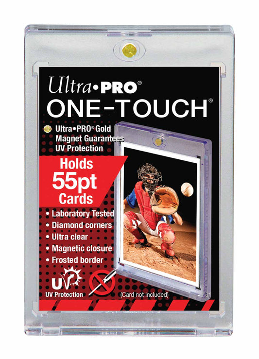 200ct Case One Touch UV Magnetic Card Holder - 55pt Size - Columbia Hobby - Sports Card Boxes - Toploaders - Card Savers