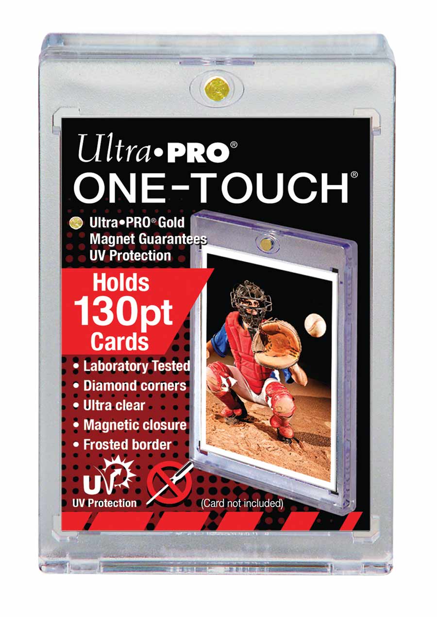 200ct Case Ultra Pro One - Touch UV Magentic Trading Card Holder - 130pt - Columbia Hobby - Sports Card Boxes - Toploaders - Card Savers