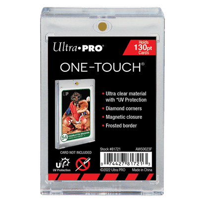200ct Case Ultra Pro One - Touch UV Magentic Trading Card Holder - 130pt - Columbia Hobby - Sports Card Boxes - Toploaders - Card Savers