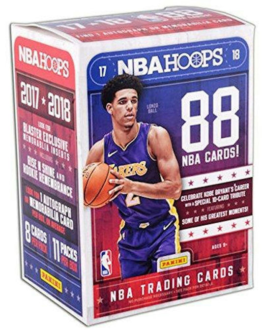 2017 - 18 Panini Hoops Basketball 11 - Pack Blaster Box - Columbia Hobby - Sports Card Boxes - Toploaders - Card Savers