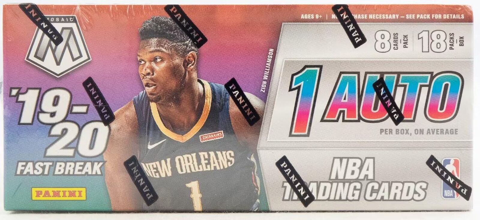2019 - 20 Panini Mosaic Basketball Fast Break Box - Columbia Hobby - Sports Card Boxes - Toploaders - Card Savers