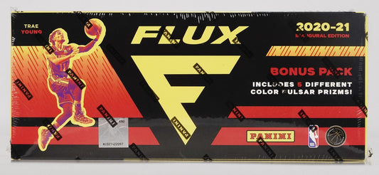 2020 - 21 Panini Flux Basketball Fanatics Factory Set - Columbia Hobby - Sports Card Boxes - Toploaders - Card Savers