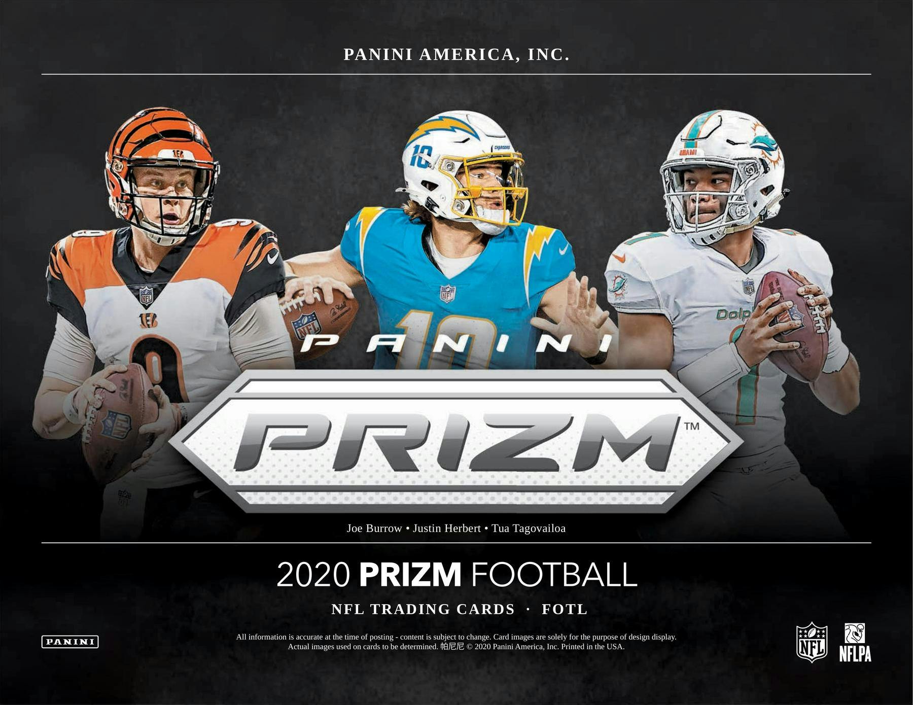2020 Panini Prizm Football 1st Off The Line FOTL Hobby Box - Columbia Hobby - Sports Card Boxes - Toploaders - Card Savers