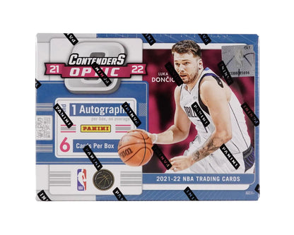 2021 - 22 Panini Contenders Optic Basketball Hobby Box - Columbia Hobby - Sports Card Boxes - Toploaders - Card Savers