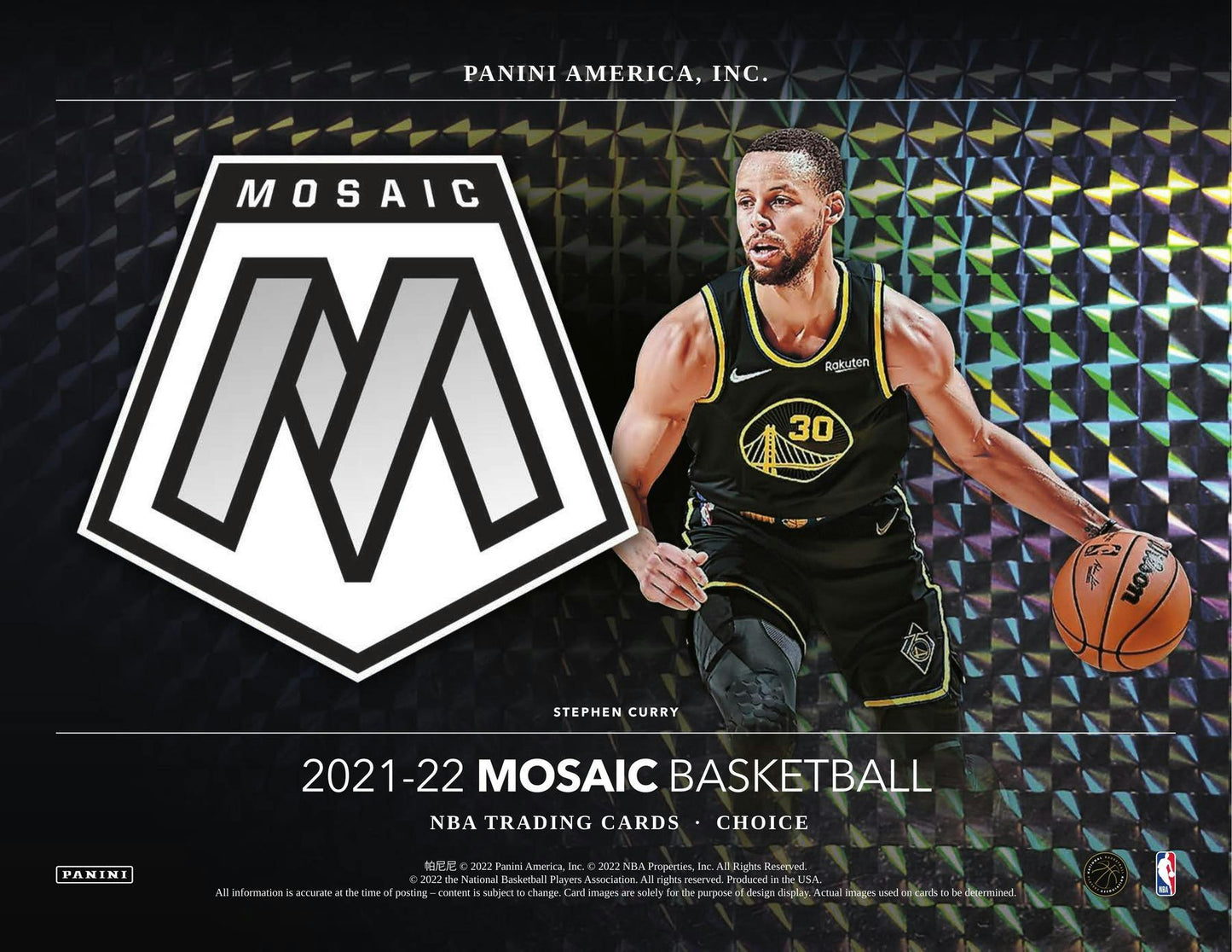 2021 - 22 Panini Mosaic Basketball Choice Box - Columbia Hobby - Sports Card Boxes - Toploaders - Card Savers