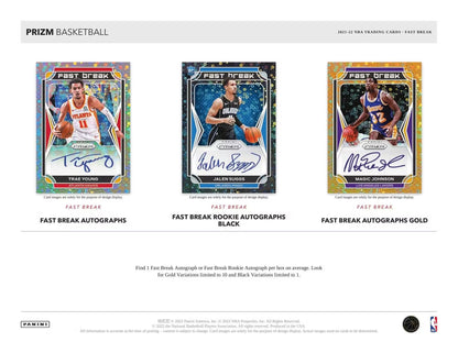 2021 - 22 Panini Prizm Basketball Fast Break Box - Columbia Hobby - Sports Card Boxes - Toploaders - Card Savers