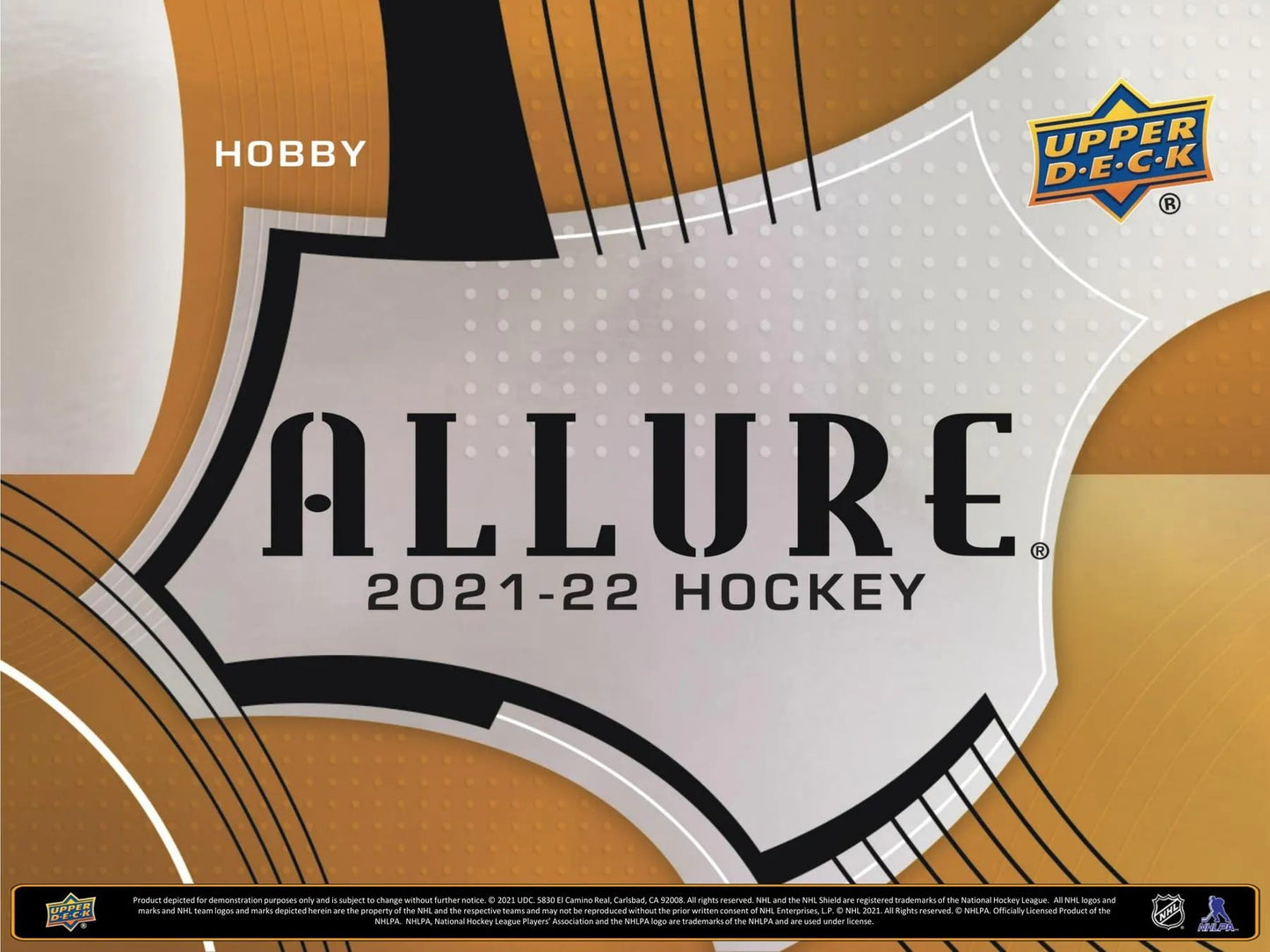 2021 - 22 Upper Deck Allure Hockey Hobby Box - Columbia Hobby - Sports Card Boxes - Toploaders - Card Savers