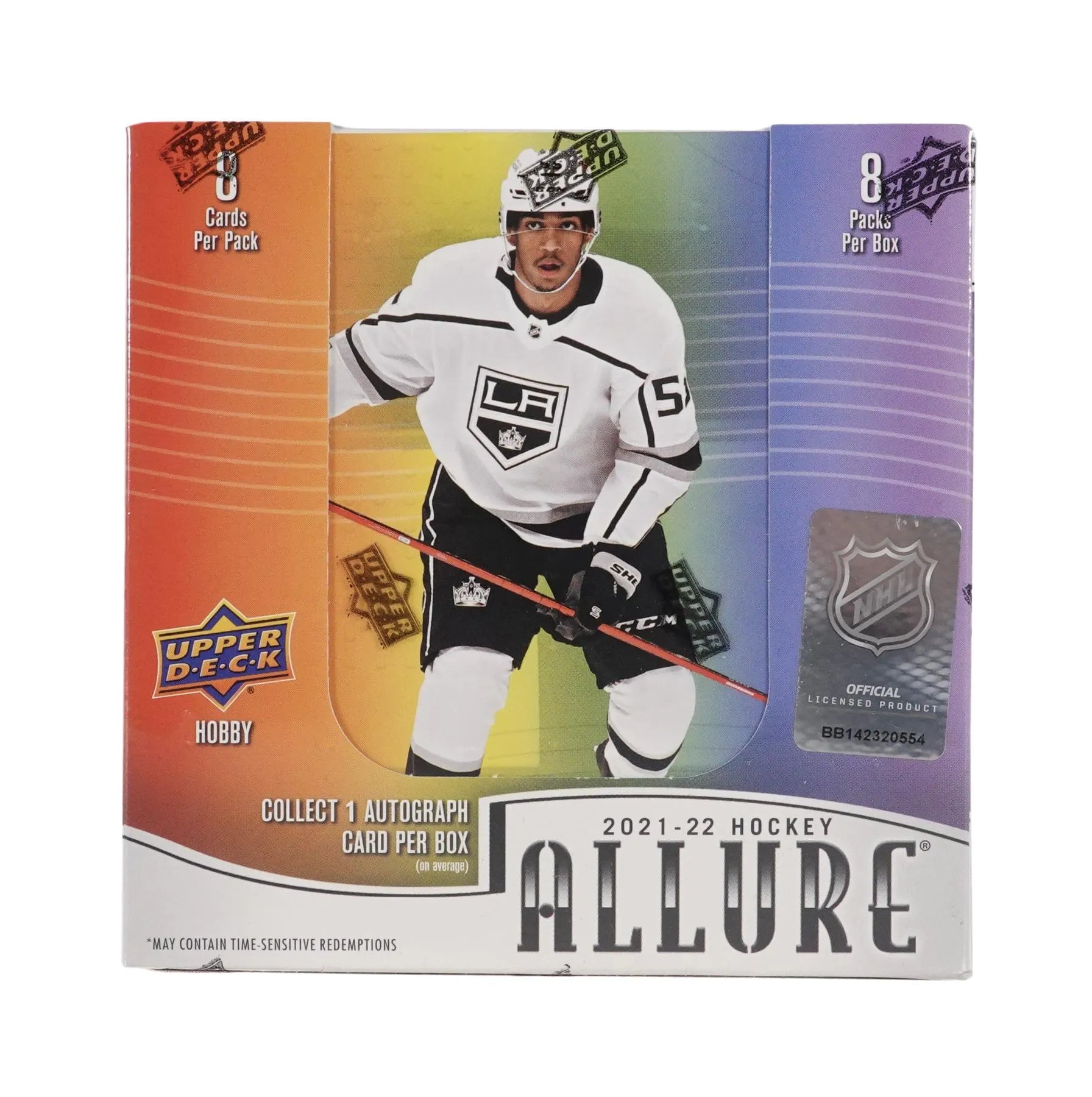 2021 - 22 Upper Deck Allure Hockey Hobby Box - Columbia Hobby - Sports Card Boxes - Toploaders - Card Savers