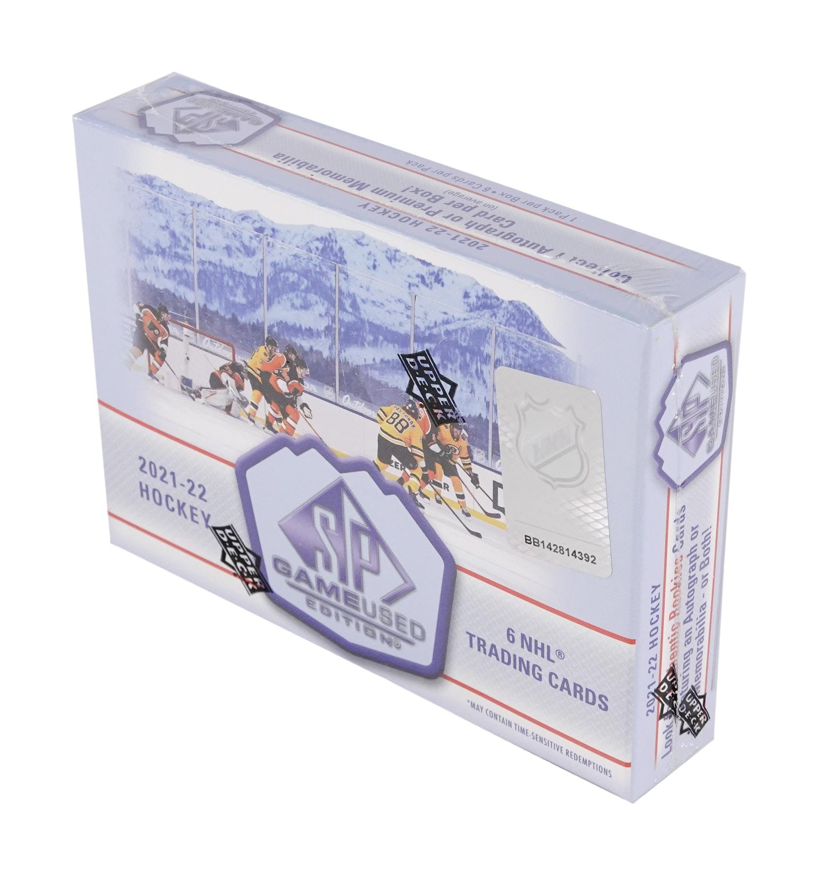 2021 - 22 Upper Deck SP Game Used Hockey Hobby Box - Columbia Hobby - Sports Card Boxes - Toploaders - Card Savers
