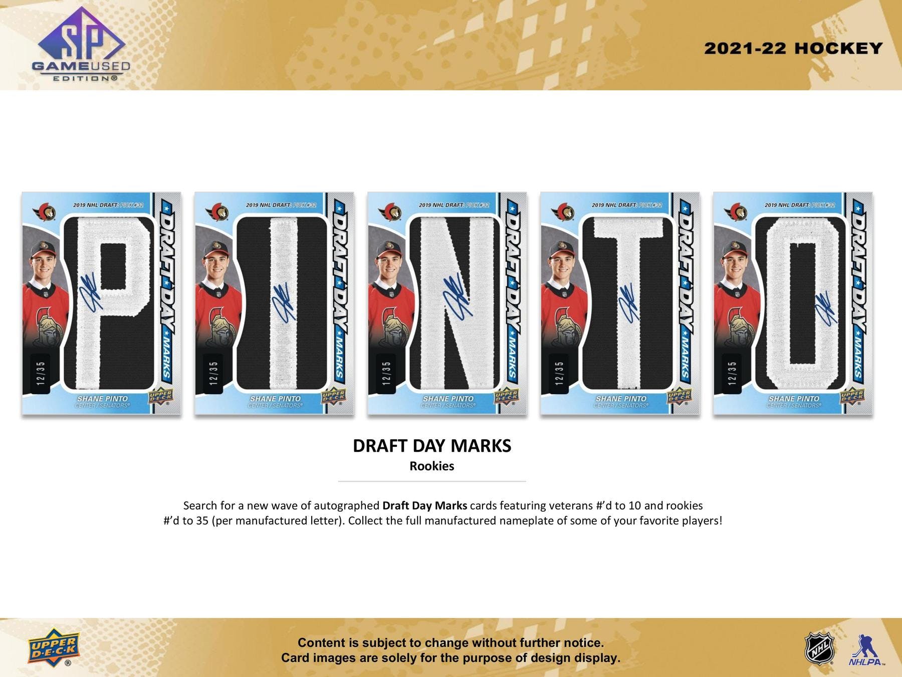 2021 - 22 Upper Deck SP Game Used Hockey Hobby Box - Columbia Hobby - Sports Card Boxes - Toploaders - Card Savers