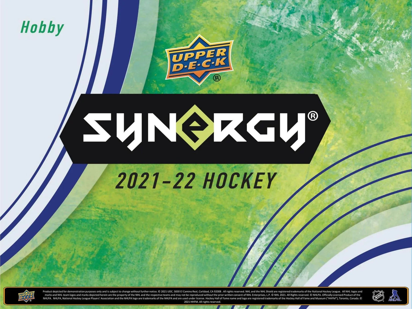 2021 - 22 Upper Deck Synergy Hockey Hobby Box - Columbia Hobby - Sports Card Boxes - Toploaders - Card Savers