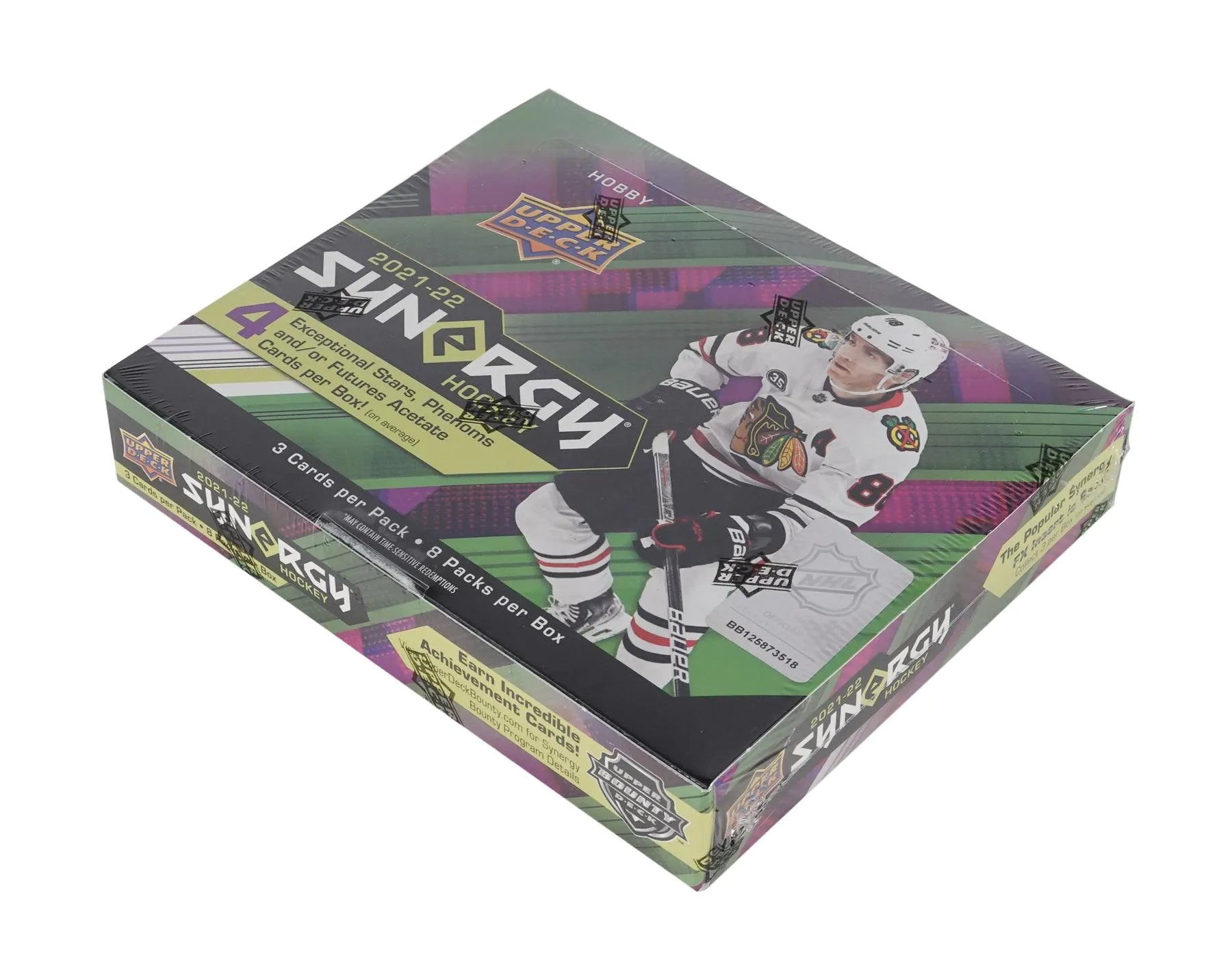 2021 - 22 Upper Deck Synergy Hockey Hobby Box - Columbia Hobby - Sports Card Boxes - Toploaders - Card Savers