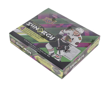 2021 - 22 Upper Deck Synergy Hockey Hobby Box - Columbia Hobby - Sports Card Boxes - Toploaders - Card Savers