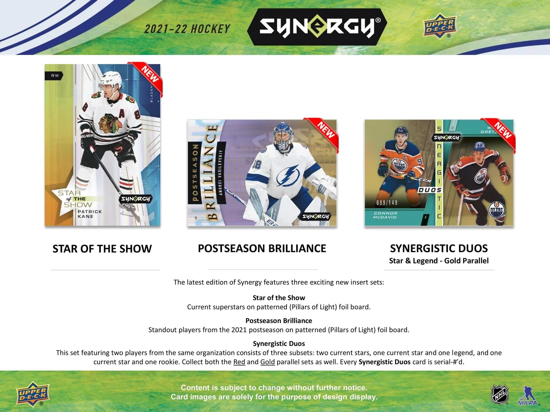 2021 - 22 Upper Deck Synergy Hockey Hobby Box - Columbia Hobby - Sports Card Boxes - Toploaders - Card Savers