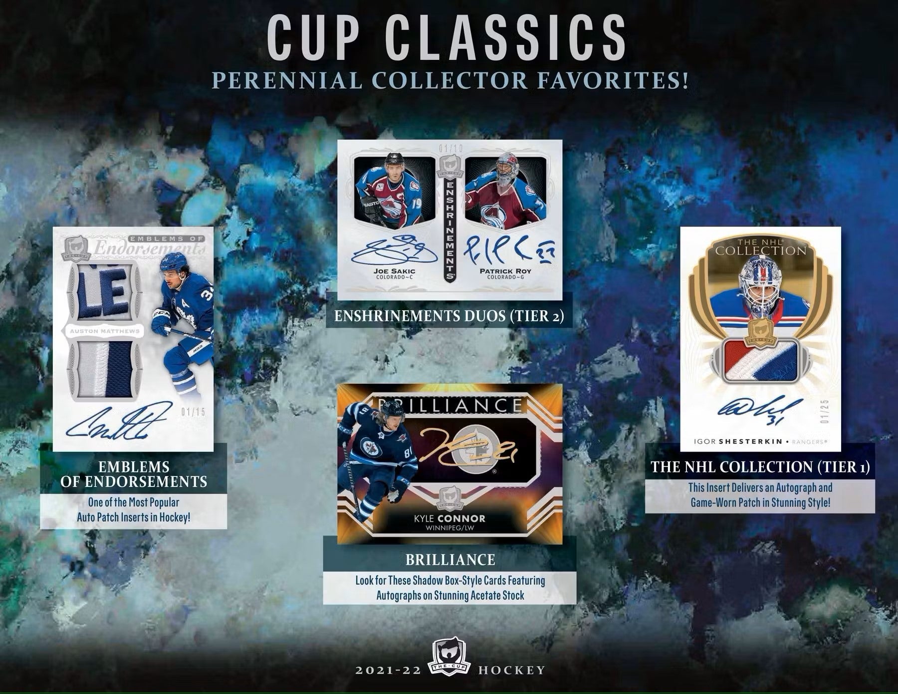 2021 - 22 Upper Deck The Cup Hockey Hobby Box - Columbia Hobby - Sports Card Boxes - Toploaders - Card Savers