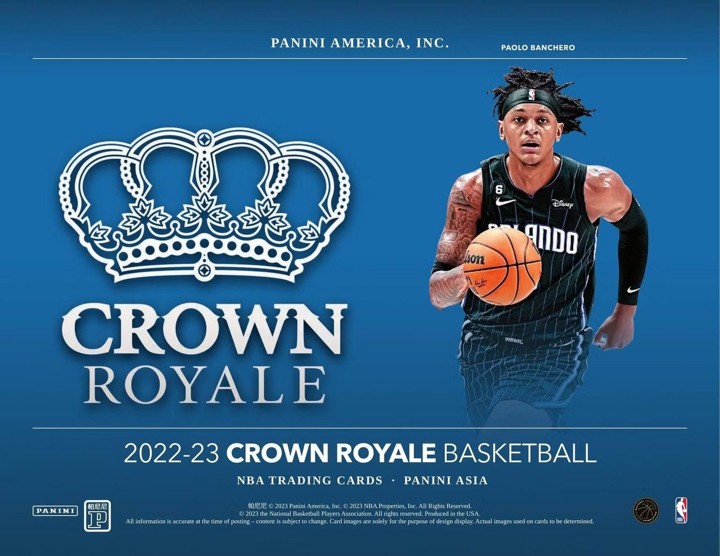 2022 - 23 PANINI CROWN ROYALE NBA BASKETBALL ASIA TMALL BOX - FREE SHIPPING 🔥🔥🔥 - Columbia Hobby - Sports Card Boxes - Toploaders - Card Savers