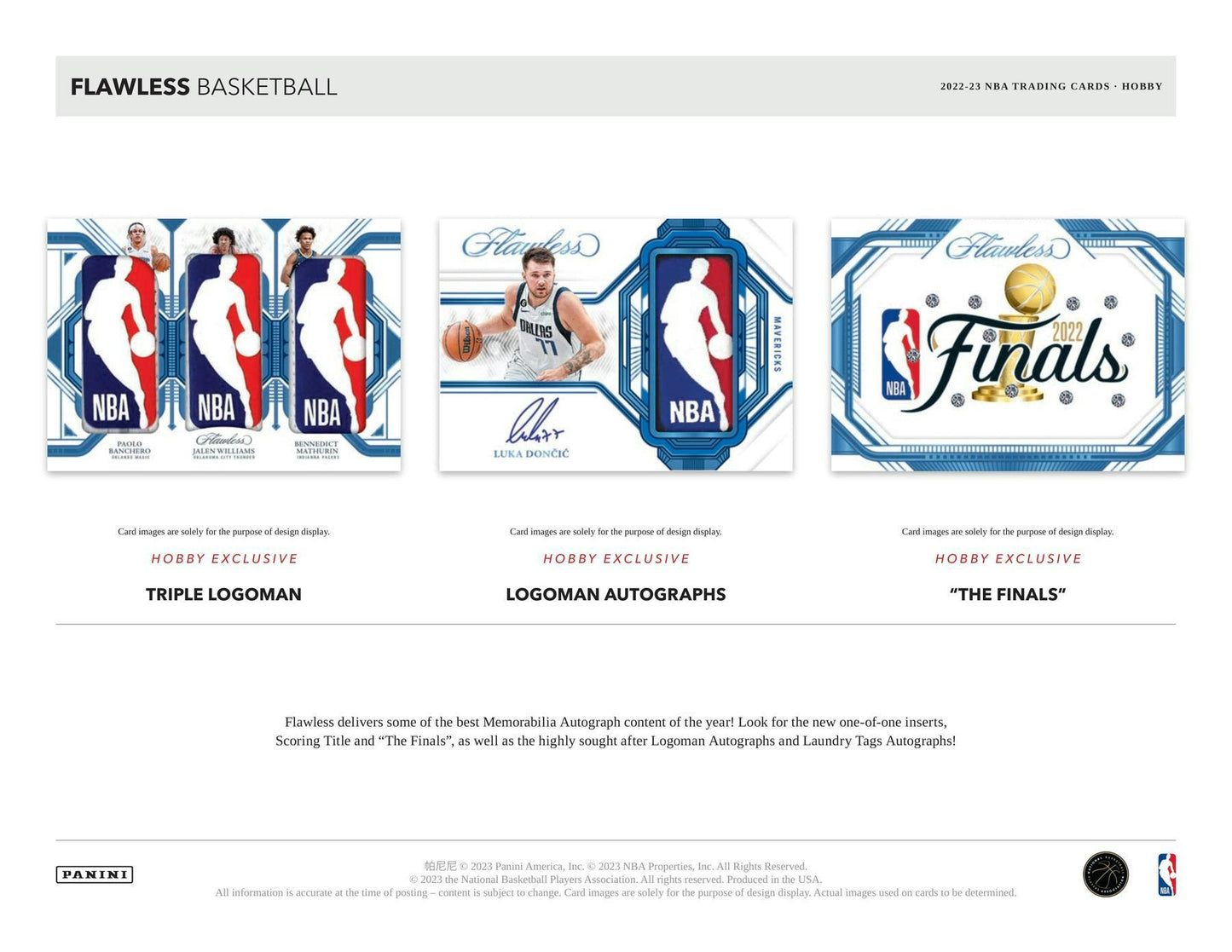 2022 - 23 Panini Flawless Basketball Hobby 2 - Box Case - Columbia Hobby - Sports Card Boxes - Toploaders - Card Savers