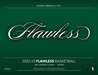 2022 - 23 Panini Flawless Basketball Hobby 2 - Box Case - Columbia Hobby - Sports Card Boxes - Toploaders - Card Savers