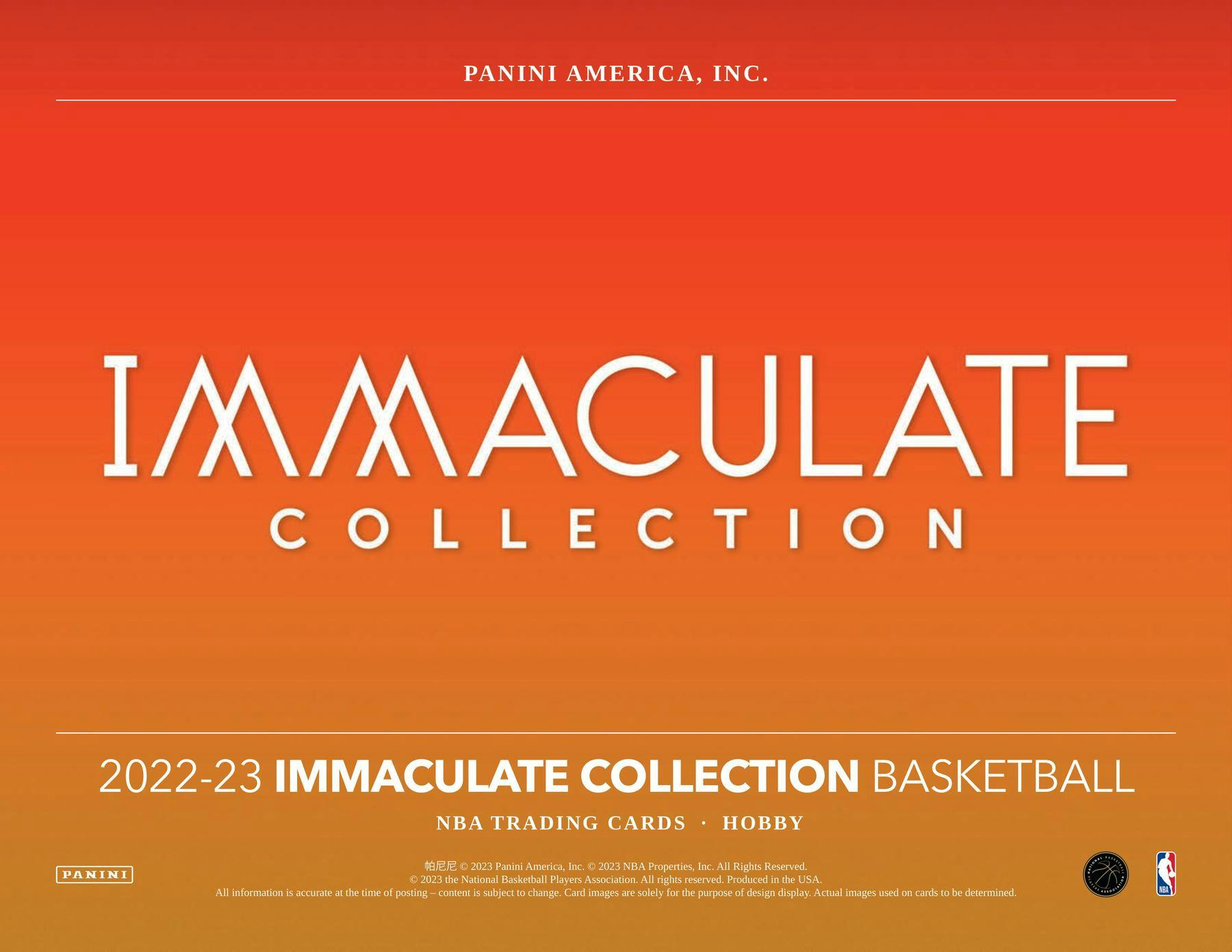 2022 - 23 Panini Immaculate Basketball Hobby - Columbia Hobby - Sports Card Boxes - Toploaders - Card Savers